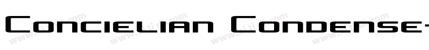 Concielian Condense字体转换